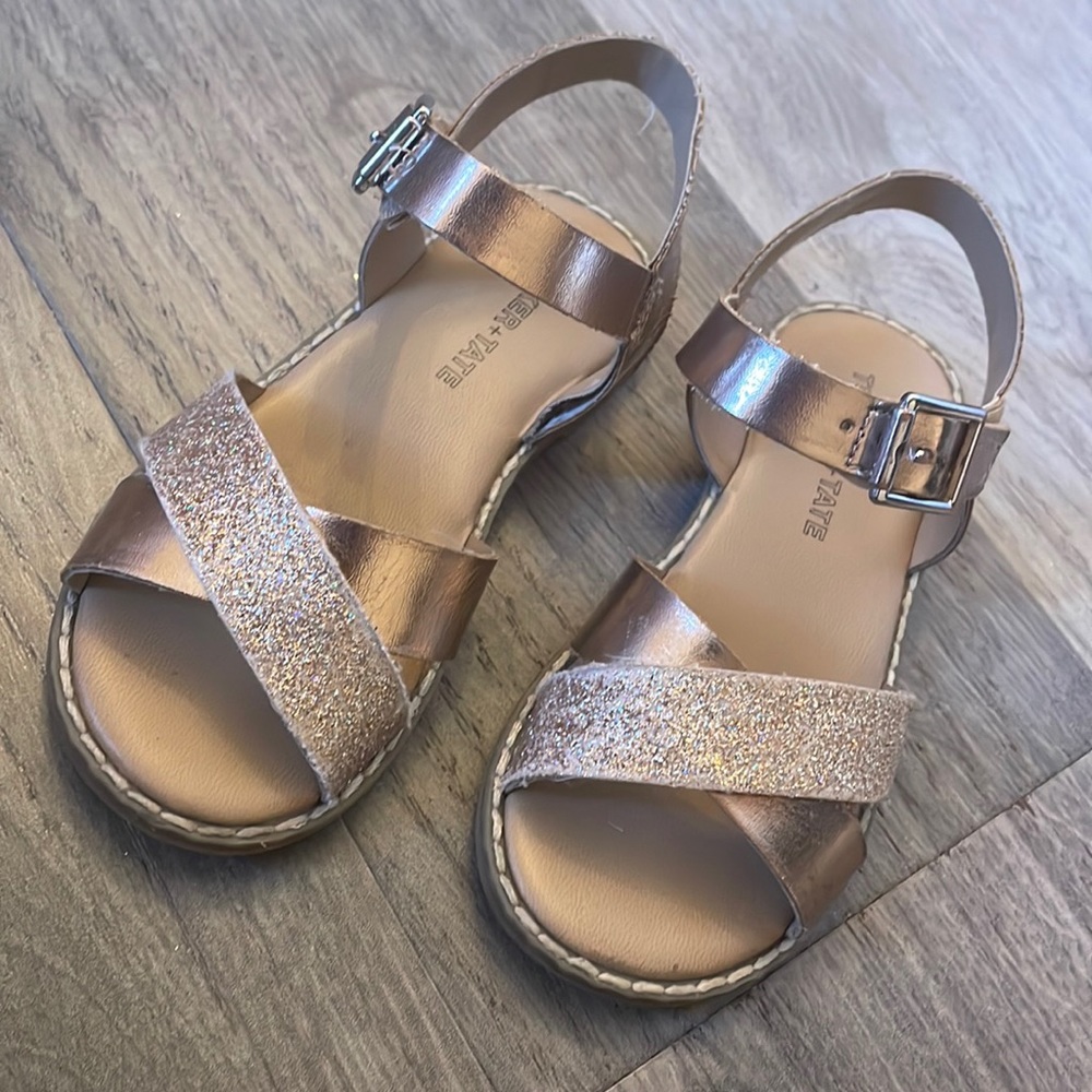 Tucker + Tate gold shoes from Nordstrom
